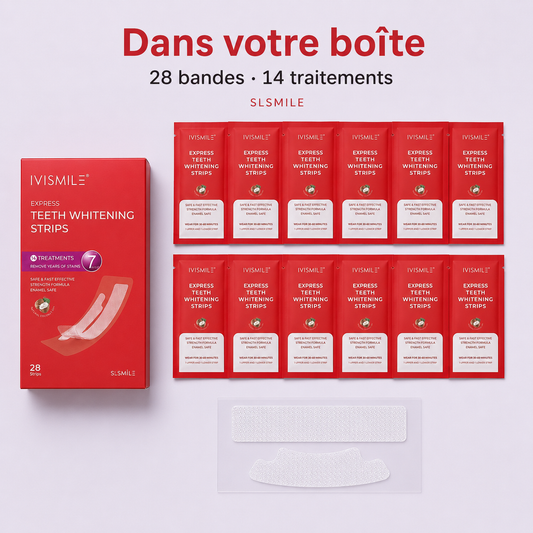 Bandes blanchissantes rouges