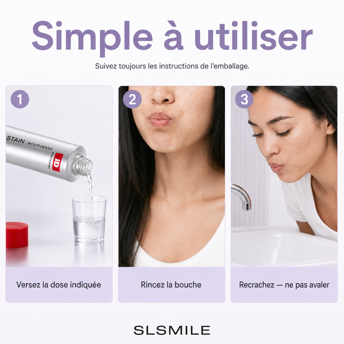 Bain de bouche iD IVISMILE – 237 ml