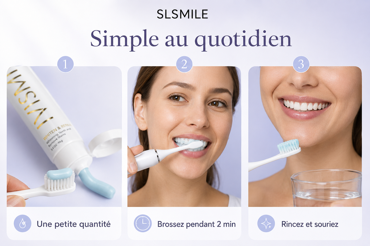 Dentifrice Whiten & Repair IVISMILE – 96 g