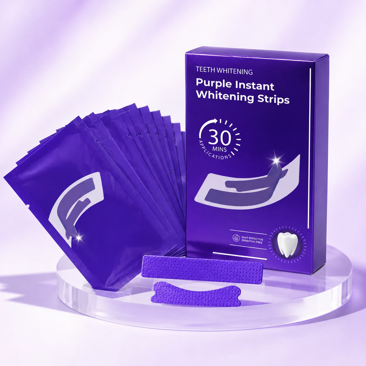 Bandes Blanchissantes Violettes – Résultat en 30 min