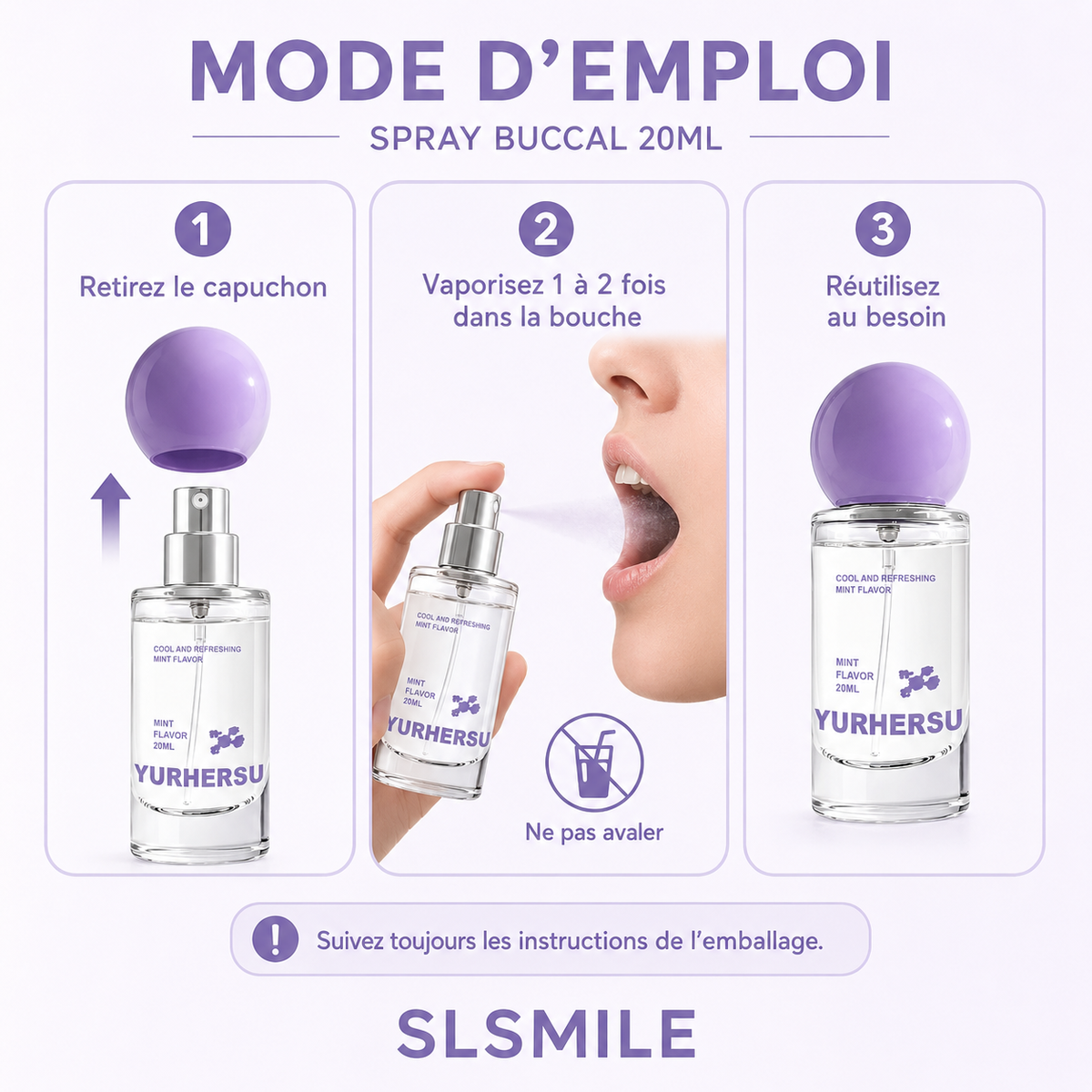 Spray haleine fraîche 20 ml
